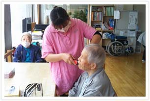 毎朝行われるラジオ体操